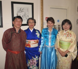 Mongolian and Japanese Traditional Dress
